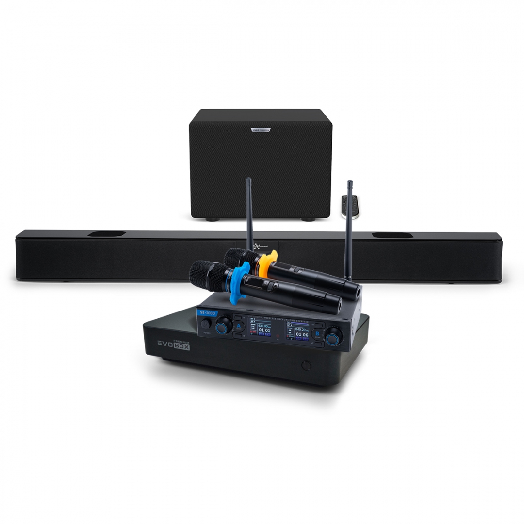 Hi-End караоке-система EVOBOX Premium + EvoSoundBar (саундбар с караоке) в Бахчисарае