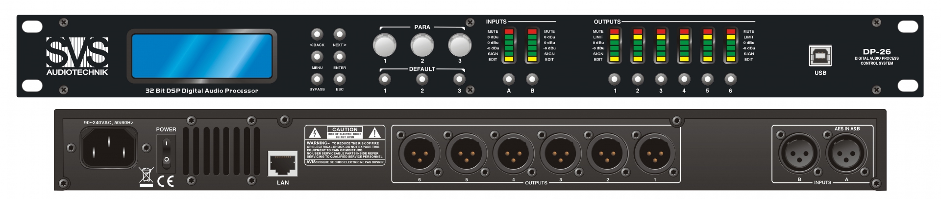 SVS Audiotechnik DP-26 Цифровой процессор: 2 входа 6 выходов в Бахчисарае