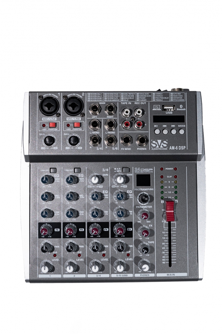 SVS Audiotechnik mixers AM-6 DSP Микшерный пульт аналоговый, 6-канальный SVS Audiotechnik mixers в Бахчисарае