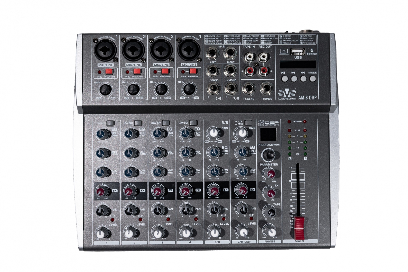 SVS Audiotechnik mixers AM-8 DSP Микшерный пульт аналоговый, 8-канальный в Бахчисарае